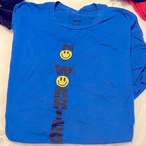 PACSUN no worries oversized tshirt